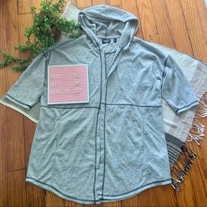 Onque Casuals Open Hooded Jacket